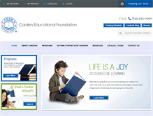 Tablet Screenshot of carden.org